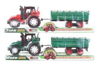 Obrázek z Traktor s vlekem 2barvy 